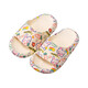 Cartoon printed children's slippers summer household soft-soled baby girl's slippers bathroom PVC boys' slippers comfortable pink bunny 26-27 (foot length 160mm)