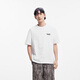 森马（Semir）短袖T恤男2025夏潮流字母t撞色印花刺绣针织上衣宽松109325100202