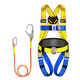 Jingte Jingcang Suda five-point safety belt webbing widened and thickened waist protection 2-meter single large hook safety rope wear-resistant polyester electrician safety belt for high-altitude operations