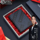 WILLIAMPOLO品牌奢侈真皮卡包男款2022新款卡夹驾驶证皮套银行卡简约收纳 黑色-二折