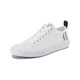 Armani (Armani) Axe 25 Printemps et été nouveaux produits de nouveaux produits pour hommes et semelles épaisses à lacets de baskets décontractées xux140 xv591 T684 White Logo Offset Printing 44