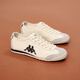 Chaussures en toile Kappa Chaussures pour hommes Chaussures Summer Chaussures Mesh Mesh Breaks Casual Sneakers Lightweight Soft Sole Training Chaussures Men's Winter Whiter / Black [Canvas] 42