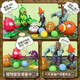 PLANTS VS ZOMBIES toys complete set can launch pea shooter zombie doll doll children's toys birthday gift for boys 6-10 years old