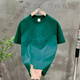 FR.YH.ZH电迈服饰新款立体【钢印双B】字母休闲T恤 YS 9856款 白色 M 90-110