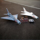 Aeronave modelo de ala fija Control remoto Aeronave Electric 70 Ducted 4-6S Real Aircraft Fighter PP Board Magic Force Pintura blanca Servo (instalado con servo)