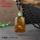 DL 1998 Fat Donglai same style blood amber beeswax water drop amber red men and women old beeswax pendant autumn and winter sweater chain accessories Wushi brand (shell style) wooden beads