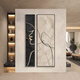 Ideologische moderne Eingangsdekorationsmalerei Zusammenfassung einfache Linien Zwei Figurenkupplungen Hängende Gemälde vertikale Version Leichte Luxus -Vordertür -Korridor Mural Q0549 30*18060*180 Vorschlagen etwa 1,5 Meter Wand