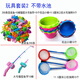 Qiaoyu fishing toys children's pool set square stall thickened inflatable pool kindergarten magnetic fish fishing rod fish toy set 2 (without pool