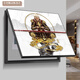 Das dekorative Gemälde der Messkasten, die Schlacht von Buddha, Sun Wukong, hängende Malerei, Blockierung der Verteilungsschachtel, Hauptschalterbox, Wandbild, Affenkönig, 16822+Schwarzer Rahmen, 40*30+Kristalloberfläche+Hanging Model