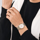 Plum Blossom (Titoni) Swiss Watch Universe Series Automatic Mécanical Room Gold Steel Band Importé Men's Watch 797SY-695 Gift For Boyfriend