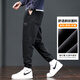 Romon Workwear Casual Hosen Herren Sommer dünne lockere Bindfuß Haren Teen 2025 neue Hose Sommer Männerhose 689 dunkelgraue reguläre XL-Code 125-145jin [Jin entspricht 0,5 kg]