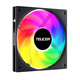 
Zero Degree Shijia UT12015 thin case fan 12 cm PWM intelligent temperature control computer desktop 12cm heat dissipation fan 120mm small four-pin connector Thickness 15mm UT12015 ARGB black (thickness 15mm)