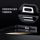 华为MateX5/X6磁吸手机壳带卡包X3内置卡槽NFC放身份证门禁卡 华为MateX5 精孔-半透磨砂黑