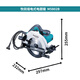 牧田（MAKITA）M5802B电圆锯1050W插电式木工切割机倒装圆盘锯台锯185mm