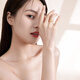 周六福碎碎冰足金999黄金戒指女生日礼物 计价A0113247 16号 约1.9g 