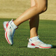 阿迪达斯 （adidas）高尔夫球鞋女鞋25全新AdiZero ZG舒适轻量稳定支撑BOA高尔夫女鞋 白/银/红 IH9893 36