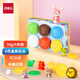 Deli 6 couleurs grandes tasses boue colored simple simple 56g plasticin pour enfants fait à la main à la main