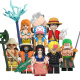 Clcey kompatibel mit LEGO One -Piece Anime Series Usopp Solonnami Zusammengebildete Kinderbildung Bausteine ​​WM6191 Setzen Sie acht Modelle