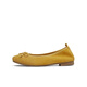 
Tianmeiyi [Rainbow Gummy] Mary Jane shoes for women's shoes for shallow mouth flat-soled commuter ballet leather shoes