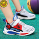 G.DUCK little yellow duck boy basketball shoes summer mesh breathable sports shoes medium-sized children little boy student running training shoes green 2M719 35 / inner length 22.3CM
