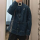 阿迪达斯 （adidas）三叶草外套男士女装春季新款蛇年中式牛仔运动服立领防风休闲夹克 JZ9928牛仔蓝 盘扣 L