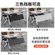 Xinjing folding training table conference table combination double desk removable splicing wheeled desk 1.2 meters
