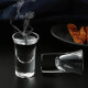Teyan liquor cup 30ml cup small spirit cup sip cup small wine cup transparent glass goblet bullet cup creative [6 pack] 30ml bullet cup