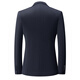SeptSwolves (septwolves) Herringbone Suit Men's Spring and Summer Nouveau costume élastique mince élastique sans-rides et jeune veste de banlieue de banlieue d'âge moyen 2687 Bleu de profondeur et de style mince d'été XL 180 135-150jin [Jin est égal à 0,5 kg]