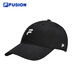 FILA FUSION Official fashion brand sports baseball cap for men and women, trendy casual hat, white white hat