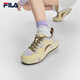Fila Shoes Official Women's Cookies EC Retro Canvas Zapatos 2025 Summer Nuevos zapatos de galleta zapatos casuales crema espesa amarillo/lanxu púrpura-do 40