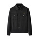 Carbine houndstooth textured jacket 24 autumn coat LOGO embroidered street anthracite 01 50