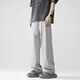 Foss Phil Pantalon décontracté Yamamoto japonais pour hommes de la soie d'été pour hommes minces pantalons de costume large drapé pour les garçons pantalon droit marque 718-7011 gris clair xl [suggéré 145-160jin [Jin est égal à 0,5 kg]]]