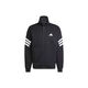 Adidas (Adidas) Spring Men Sports с тремя полосами универсальная воротника повседневная куртка JD4885 размер M