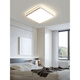 
Sanqi Tiger Bedroom Light Modern Atmospheric Ceiling Light Wasabi Style Home 2024 New Room Study Light Zhongshan Lamp 1W 9215 White Square-50CM Three-color Light