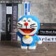 BALODY Doraemon building blocks tiny particles Dingdang cat Big bear Shizuka children assembled boy and girl June 1st gift 16230 Doraemon 1047pcs-Send white round