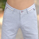 Danyuting summer thin Korean men's pants straight mid-waist business casual trendy slim fit 9905 model #blue 28 2.1 feet