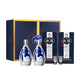 Fenjiu Qinghua 20 light-flavor liquor 53% 375ml*2 bottles gift box containing wine utensils