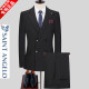 Anngelo Anngelo Anngelo Anngelo Traje Juego de negocios para hombres Casco del novio del novio del novio del novio Slim Hosting Professional Clothing 6189 Lanshang [abrigo + pantalones + chaleco] Doble XL 180/52 [sugerido 150-165 Jin [Jin iguala 0.5 kg]]]