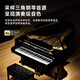 贝琪（Betsy）电钢琴88键成人儿童便携新手入门初学者电子钢琴-B877黑+Z支架
