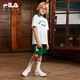 Fila Fila Children's Clothing Children's Short-Sleeved T-Shirt 2025 Summer College Style POLO Shirt for Big Children