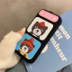 雅见秋冬可爱西高地适用苹果16手机壳翻盖iPhone16pro折叠支架15pro韩系简约软壳14全包防摔保护套情侣 【蓝色 西高地企鹅】翻盖支架壳 iPhone 16