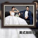 
Yonghuan Family Photos, Photo Frames, Wall-mounted Customized Photo Studio Wedding Photo Printing Living Room Wedding Photos Enlarged Customized 3894 Wood Grain Small 30-inch Inner Diameter 50.8*76.2
