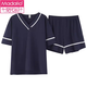 Pajamas modal femenina GRAT GRANDE ALGODE ALGODO DEL ALGODA VATILLA ALGO DEL CONDICIÓN VAJE TRATO A LA TALLA 240 JIN [JIN Igual de 0.5 kg] ropa de hogar suelta 6x ZJ679 2XL [140-160 Jin [Jin iguala 0.5 kg]]