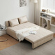 Winterbär modernes einfaches Sofa Bett falten doppelt gebrauchte Balkon kleines Wohnzimmer Renner Multifunktionslagerungssofa 155 cm Sofa Bett [kratzfeste Katzenkratzer] Latex + Schwamm + Violett