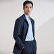 Anuncio Bird Administrative Windbreaker Lapa recta Media Comercial Jacket Casual Men Deep Space Blue 50 (180/100)