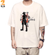 Liuyu 2025 new One Piece Luo Luffy T-shirt men's cotton short-sleeved Sanji white beard Ace Chopper peripheral clothes White F1283 Zoro S