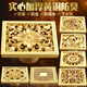 XMSJ Golden Full Copper Anti-Odor Baño engrosado Sala de ducha de baño cuadrado cuadrado de desplazamiento grande Baño de tiras largas 10 cm Silver-Tirflower-T6630
