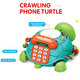 Multifunktionaler Musik-Simulation von Kindern, Kinderkriechspielzeug lernen, die frühe Bildungsmaschine Lernmaschine Turtle Lernmaschine (English Color Box] 524g zu besteigen