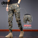 Jeep (Jeep) Herbst Baumwolle Tarnung Arbeiten Hose Männer lose Beine Amerikanische Frühlings- und Herbst -Freizeithosen Vatertag Geschenkkleidung [Fleece Fleece] 692b Camouflage Khaki verdickt 29 (Warte 2 Fuß 2)