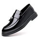 Zapatos de cuero yuanbeiying zapatos de cuero de cuero para hombres de suela suave para hombres zapatos de trabajo de cuero de patente
